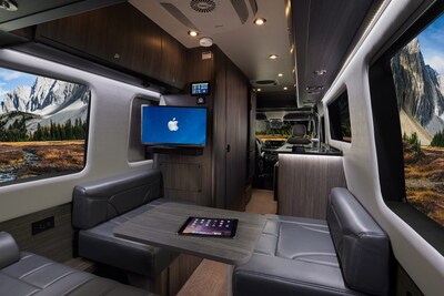 Grech RV Inside the Strada ion handcrafted Ultraleather seating