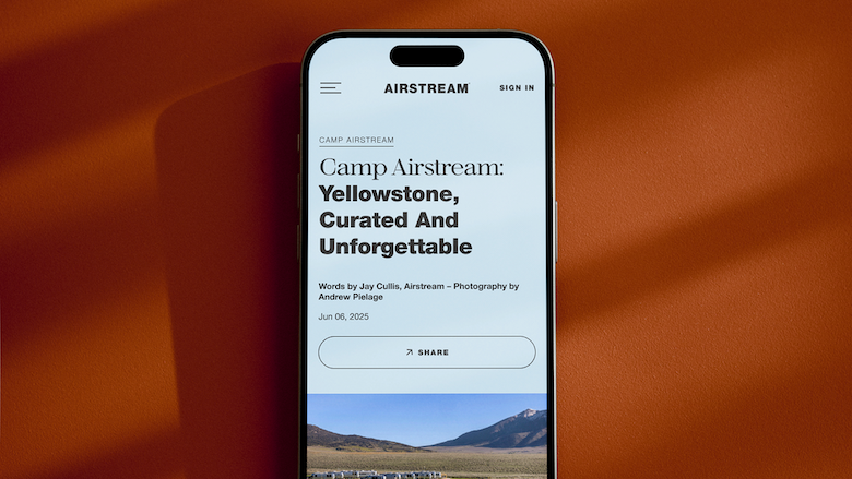 Airstream Launches Redesigned Website 4