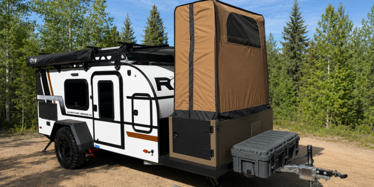 Encore RV Unveils Front Bath RŎG Adventure Trailer Floorplan 2 12RK FB 1A 750x375 1