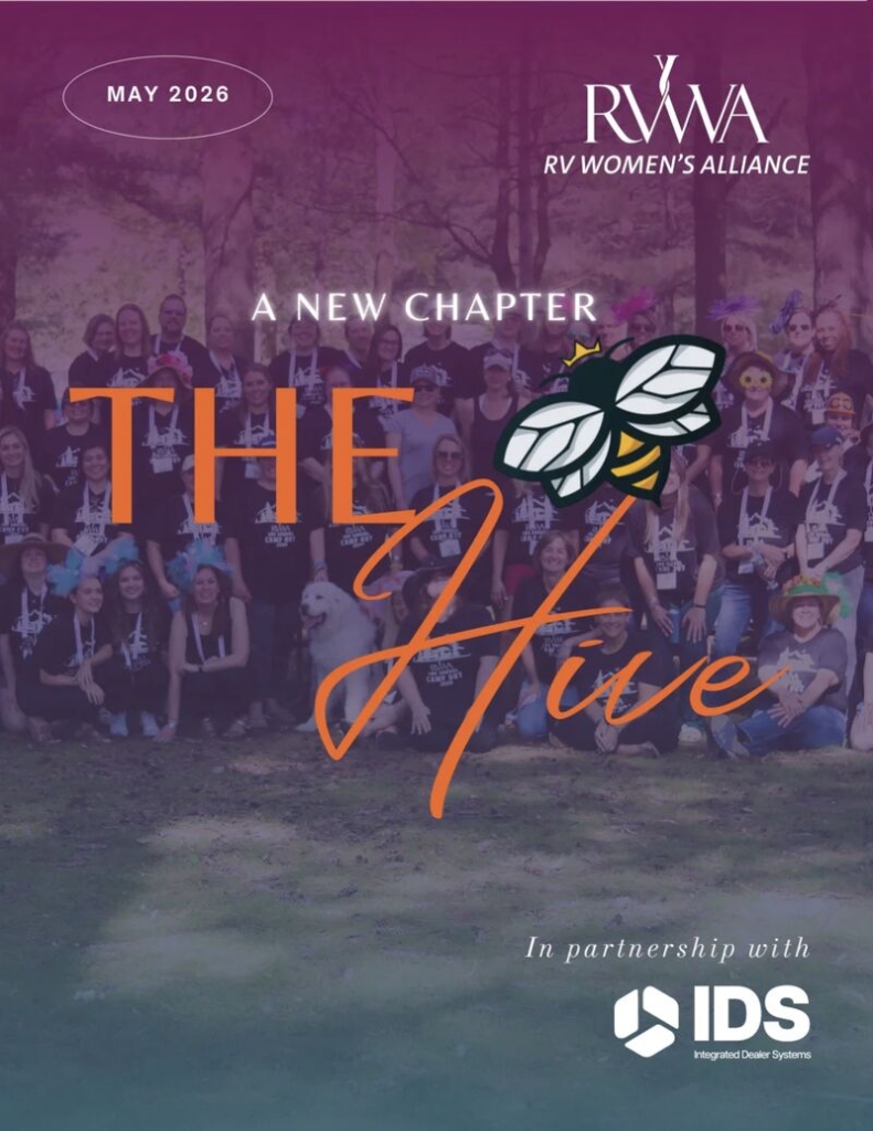 RV Women's Alliance Touts New Look, Launches 'The Hive' Newsletter 2 RVWA The Hive debut, May newsletter