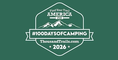 thousand trails 100 days 2026 copy
