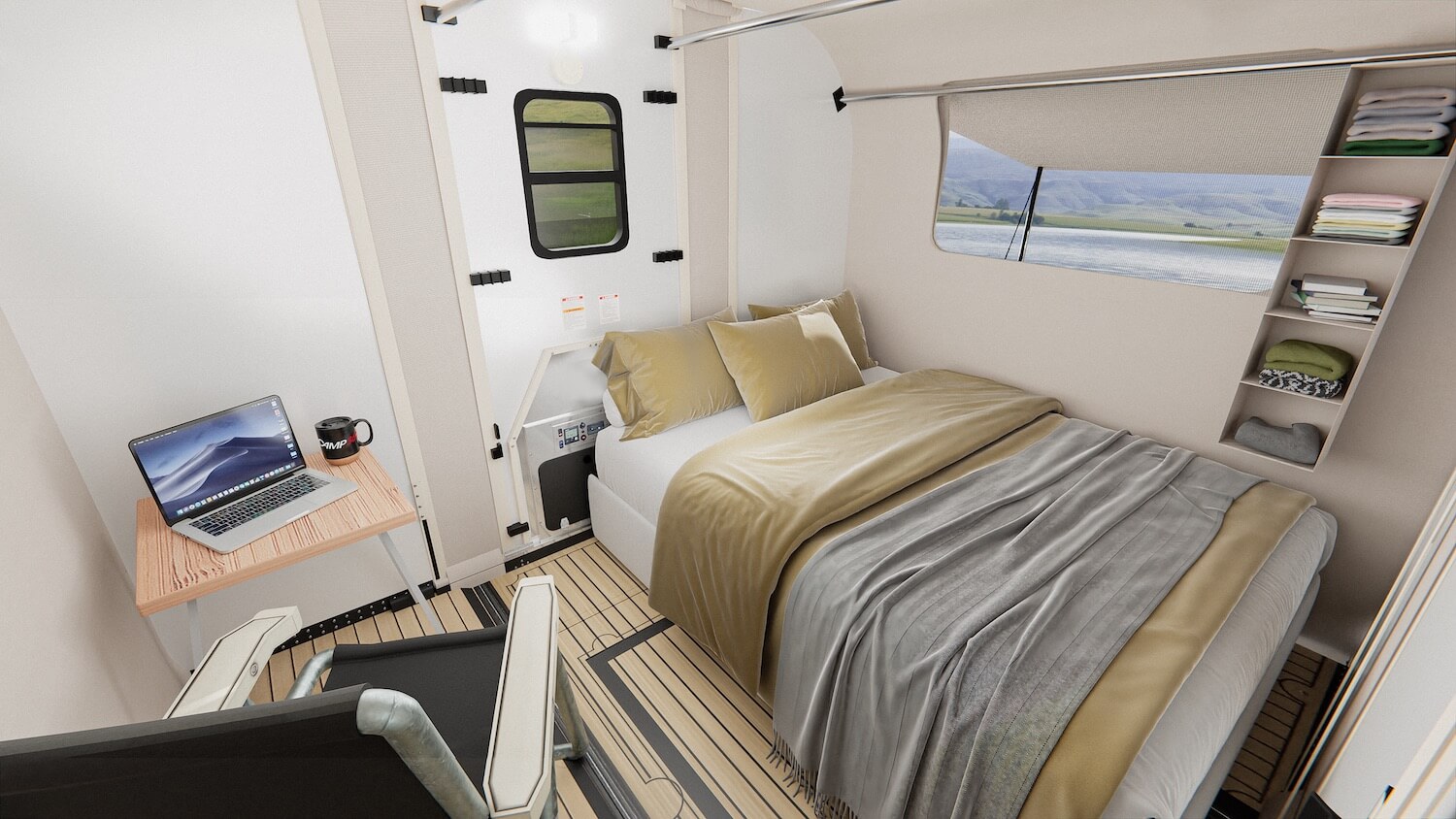 Camp365’s Truck Camper Dubbed the ‘Cabin That Goes Anywhere’ 4 Camp 365 T Model Interior Spacious