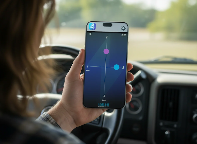 4 Mavericks Launches Bluetooth Leveling System 3 Level Out iPhone In Hand2 copy