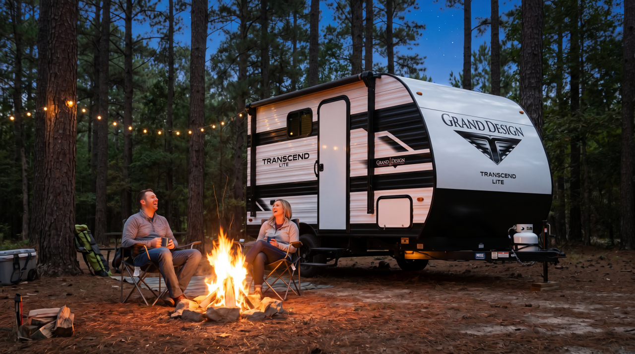 Grand Design Unveils Transcend Lite Travel Trailer 2 grand design transcend lite