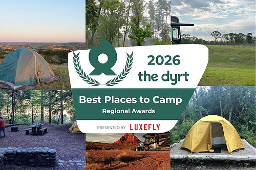 The Dyrt 2026 Best Places to Camp Regional Awards