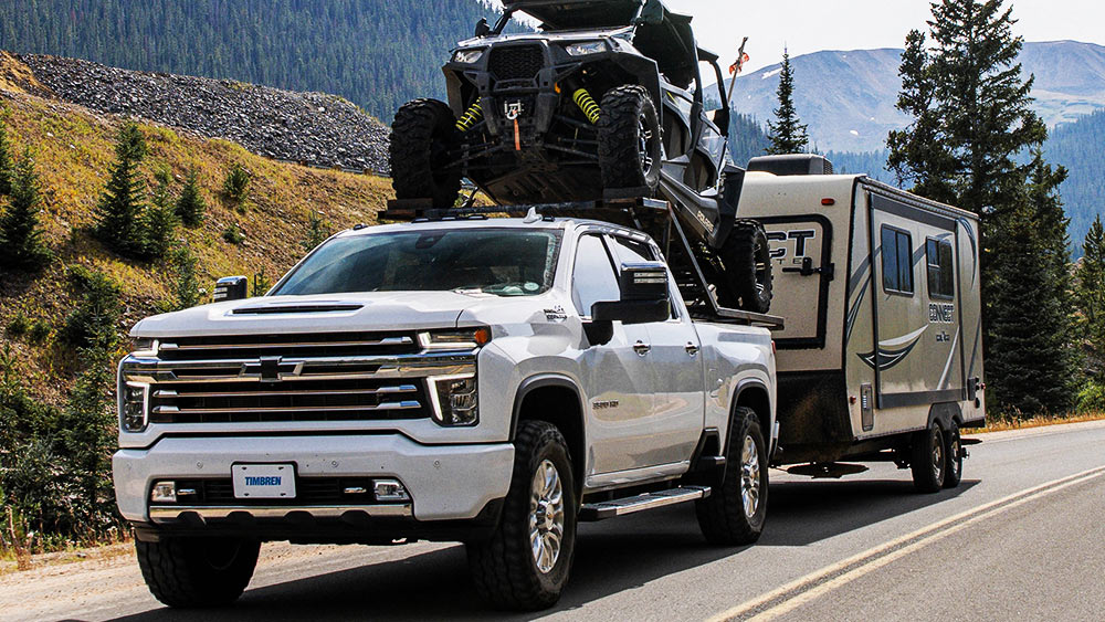 The Timbren Evolution: Total RV Tow-Vehicle Control From Suspension to Brakes 3 Chevy 2500 Timbren BES
