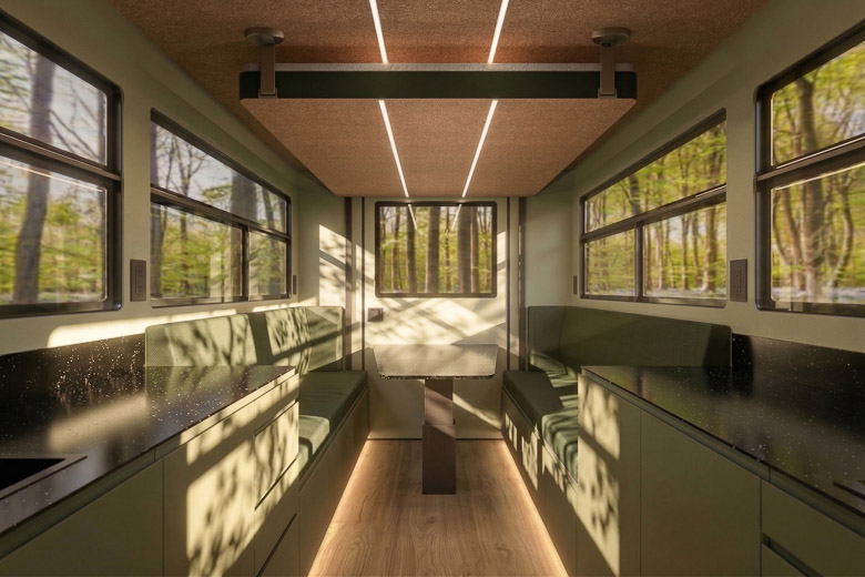 Model Year 2027: Rossmönster, inTech & Grounded RVs 8 Class B Interior