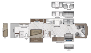 American Coach Eagle floorplan
