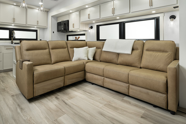 Model Year 2027: ATC Trailers, Brinkley & Bontrager Industries 5 brinkleyZ 3200 Living Room EZ Out L Sofa 3381 Temp