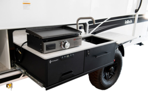 Model Year 2027: Rossmönster, inTech & Grounded RVs 6 sol dusk option exterior slide out kitchen