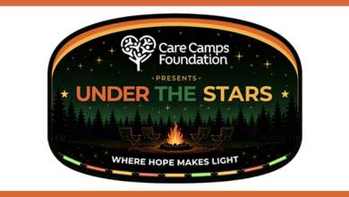 Care Camps Under The Stars logo with border