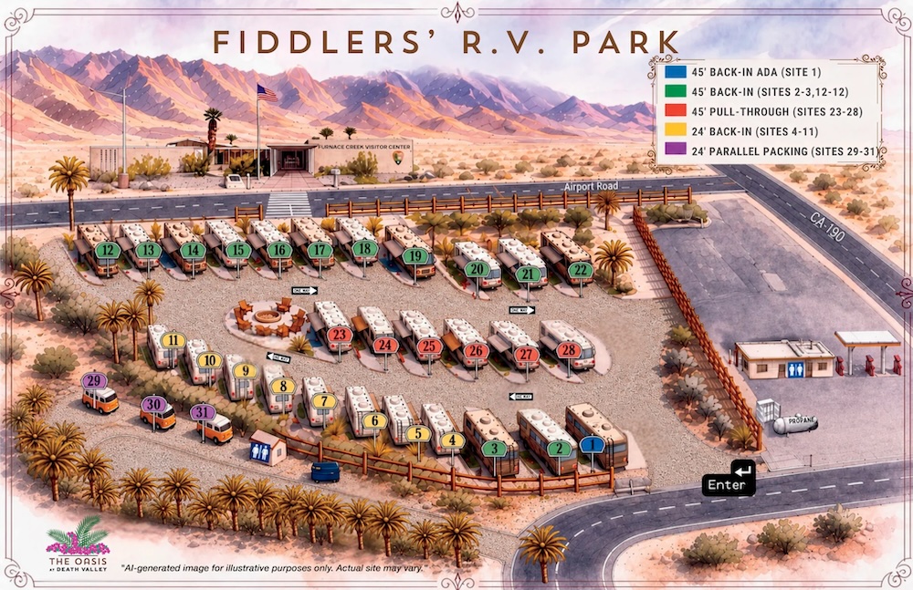 Fiddlers' RV Park Reopens Near Death Valley National Park 2 Fiddlers RV Park