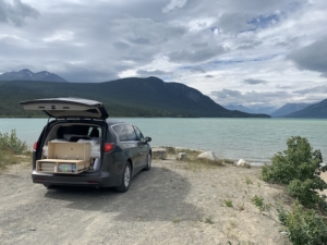 Voyager in Alaska Fjord
