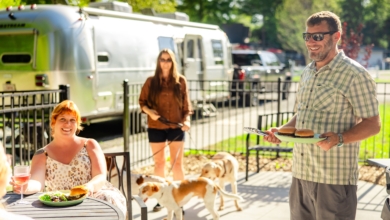 KOA Wilmington Paw Pen RV site